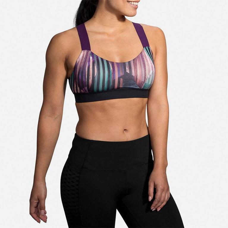 Brooks Women's Hot Sports Running Bra - Multicolor (QNUA59160)